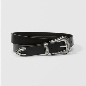 Abercrombie & Fitch Leather Western Belt